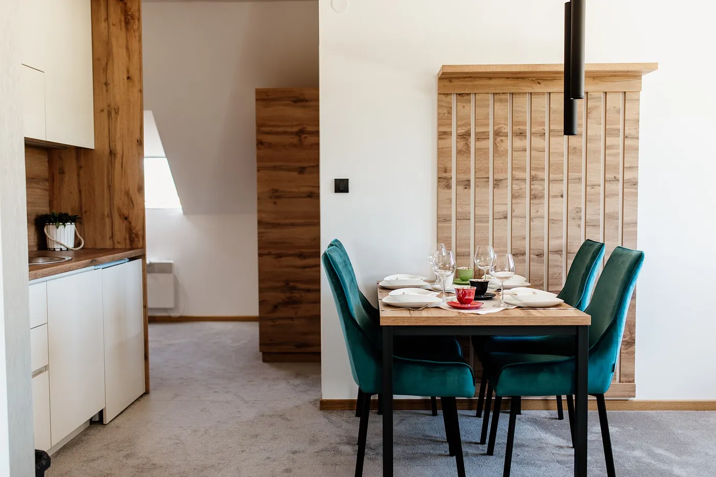 A renovated dining space — design image, shared openly as an illustration