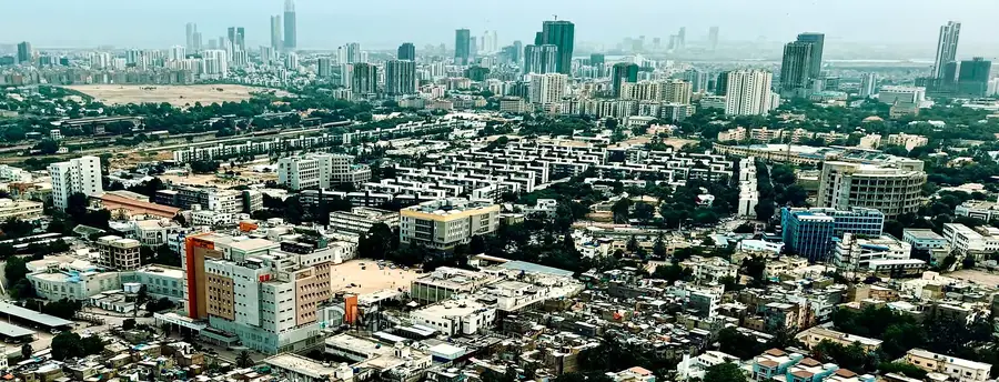 Karachi from above — the city we work in